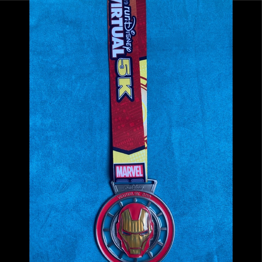 Iron Man 5K RunDisney medal